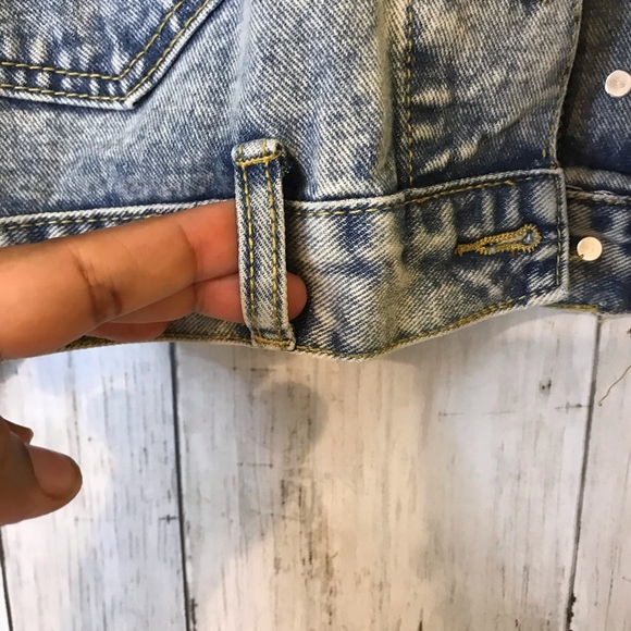 Unomatch Women Modern Loose Long Sleeve Fabulous Collar Neck Winter Denim Jacket - Picture 6 of 12